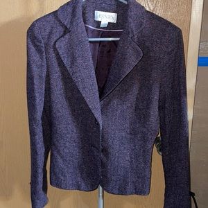 Annex purple wool blazer